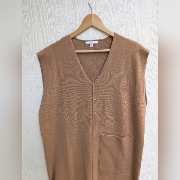Lunya Washable Silk Blend Beige Pullover Oversized Dress Women's XS/Small - Picture 2 of 6